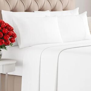 Luxurious White Bedding Set - Queen